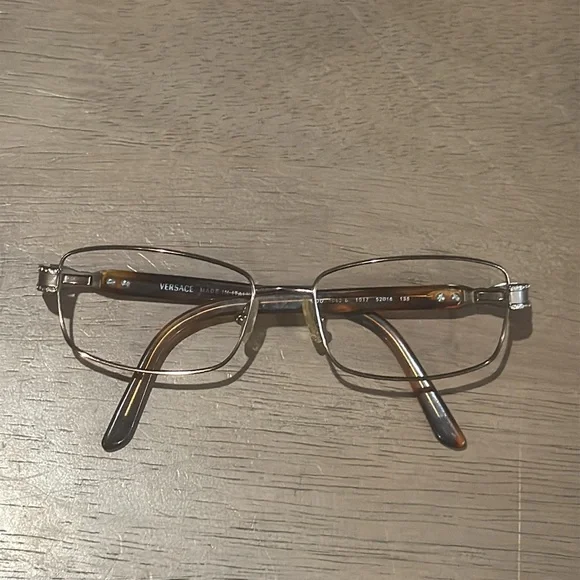 Authentic Versace luxury designer signature vtg prescription eyeglasses frames